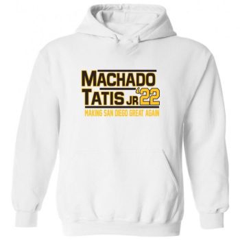 Fernando Tatis Jr Manny Machado San Diego Padres 2022 Crew Hooded Sweatshirt Unisex Hoodie