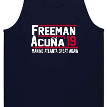 Freddie Freeman Ronald Acuna Jr Atlanta Braves 2019 Unisex Tank Top