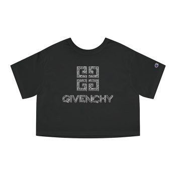 Givenchy Diamond Logo Luxury Champion Women Cropped T-Shirt CTB2574
