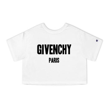 Givenchy Logo Luxury Champion Women Cropped T-Shirt CTB2565