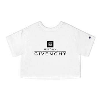 Givenchy Logo Luxury Champion Women Cropped T-Shirt CTB2566