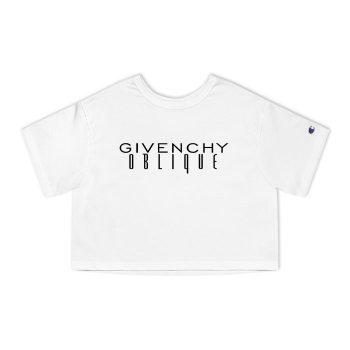 Givenchy Logo Luxury Champion Women Cropped T-Shirt CTB2568