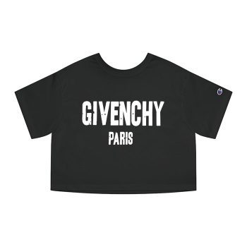 Givenchy Logo Luxury Champion Women Cropped T-Shirt CTB2569