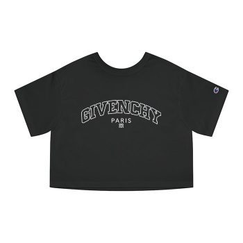 Givenchy Logo Luxury Champion Women Cropped T-Shirt CTB2570