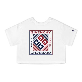 Givenchy Logo Luxury Champion Women Cropped T-Shirt CTB2576