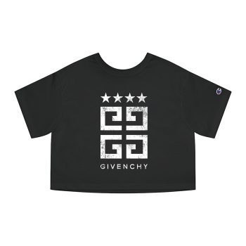 Givenchy Logo Luxury Champion Women Cropped T-Shirt CTB2579