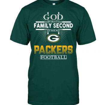 God First Family Second Then Green Bay Packers Football Unisex T-Shirt Kid T-Shirt LTS3747