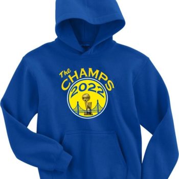 Golden State Warriors 2022 Champions Champs Crew Hooded Sweatshirt Unisex Hoodie