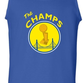 Golden State Warriors Steph Curry Kevin Durant 2018 "The Champs" Unisex Tank Top
