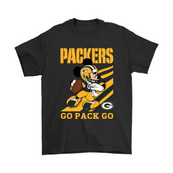 Green Bay Packers Slogan Go Pack Go Mickey Mouse Unisex T-Shirt Kid T-Shirt LTS3895