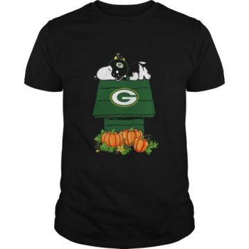 Green Bay Packers Snoopy Pumpkin House Unisex T-Shirt Kid T-Shirt LTS3753