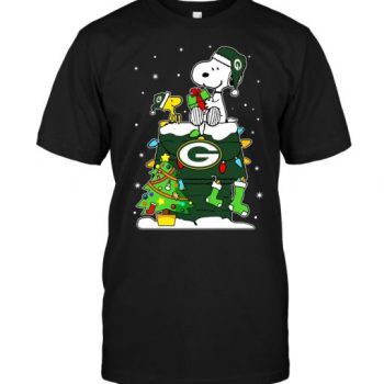 Green Bay Packers Snoopy & Woodstock Christmas Unisex T-Shirt Kid T-Shirt LTS3761