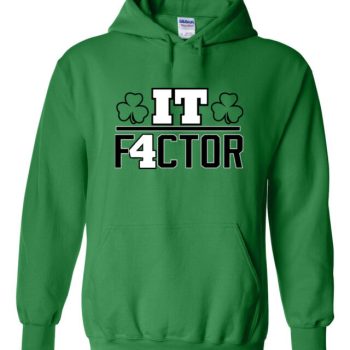 Green Isaiah Thomas Boston Celtics "It Factor" Hooded Sweatshirt Hoodie