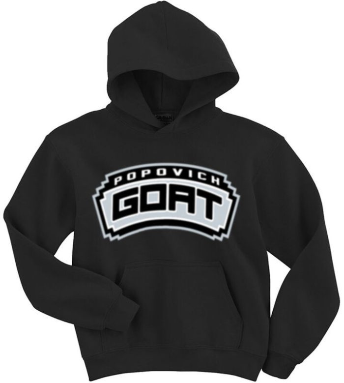 Gregg Popovich San Antonio Spurs "Goat" Hooded Sweatshirt Hoodie
