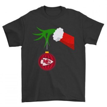 Grinch Hand Merry Christmas Kansas City Chiefs Unisex T-Shirt Kid T-Shirt LTS2949