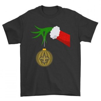 Grinch Hand Merry Christmas New Orleans Saints Unisex T-Shirt Kid T-Shirt LTS4534