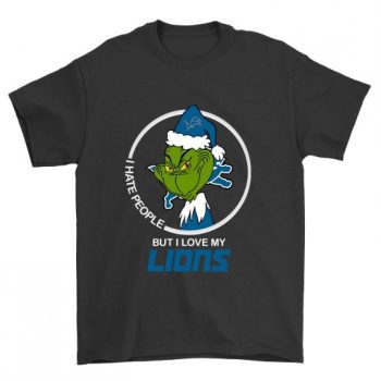 Grinch I Hate People But I Love My Detroit Lions Unisex T-Shirt Kid T-Shirt LTS3506