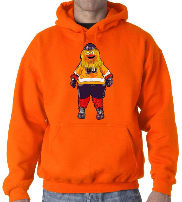 Gritty Philadelphia Flyers Mascot Claude Giroux Jakub Voracek Hooded Sweatshirt Unisex Hoodie
