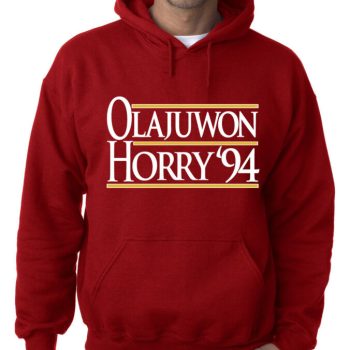 Hakeem Olajuwon Robert Horry Houston Rockets "94" Unisex Hoodie Hooded Sweatshirt