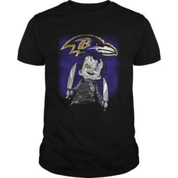 Halloween Baltimore Ravens Chucky Unisex T-Shirt Kid T-Shirt LTS064