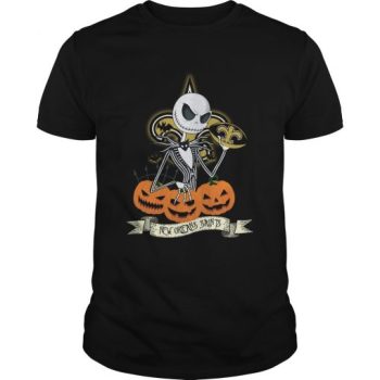 Halloween New Orleans Saints Patriots Jack Skellington Unisex T-Shirt Kid T-Shirt LTS4516