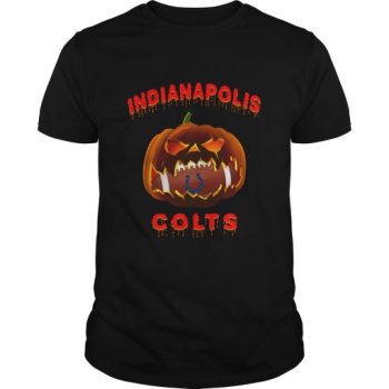 Halloween Pumpkin Indianapolis Colts Unisex T-Shirt Kid T-Shirt LTS2408
