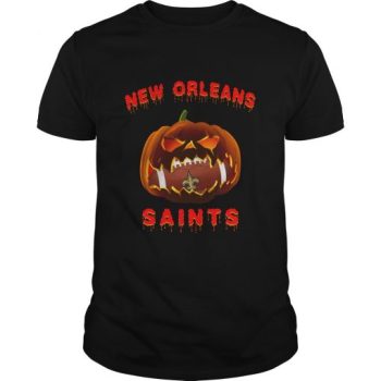 Halloween Pumpkin New Orleans Saints Unisex T-Shirt Kid T-Shirt LTS4536
