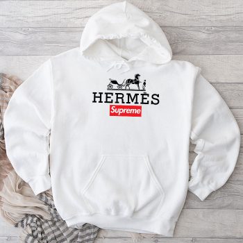 Hermes Horse Supreme Logo Unisex Pullover Hoodie HTB0829