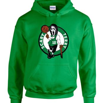 Hooded Sweatshirt Unisex Hoodie Boston Celtics Terry Rozier "Scary Terry"