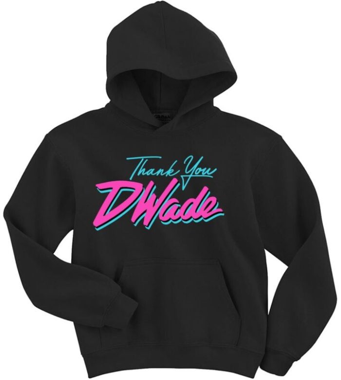 Hooded Sweatshirt Unisex Hoodie Miami Heat Dwyane Wade "Thank You"