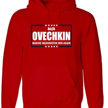 Hooded Sweatshirt Unisex Hoodie Washington Capitals Alex Ovechkin "Ovi" Small
