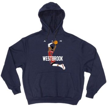 Hooded Sweatshirt Unisex Hoodie Washington Wizards Russell Westbrook "Air" Small