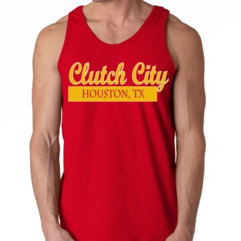 Houston Rockets "Clutch City New" Unisex Tank Top