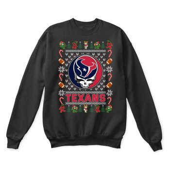 Houston Texans X Grateful Dead Christmas Ugly Sweater Unisex T-Shirt Kid T-Shirt LTS4270