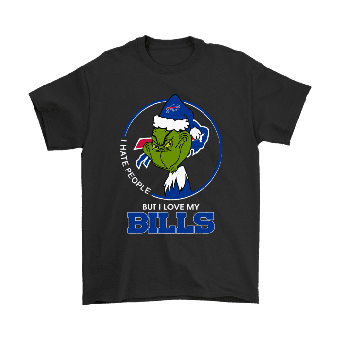 I Hate People But I Love My Buffalo Bills Grinch Unisex T-Shirt Kid T-Shirt LTS369