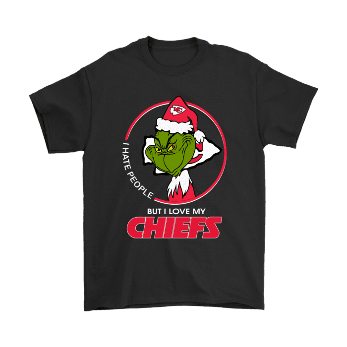 I Hate People But I Love My Kansas City Chiefs Grinch Unisex T-Shirt Kid T-Shirt LTS3074