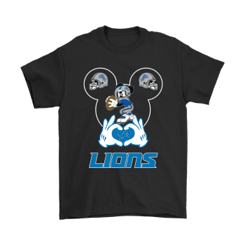 I Love The Lions Mickey Mouse Detroit Lions Unisex T-Shirt Kid T-Shirt LTS3648