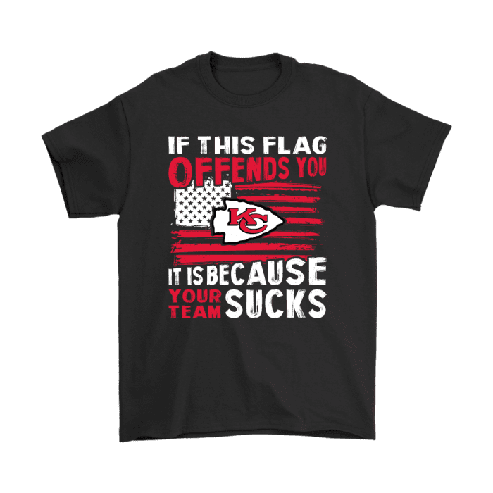 If This Kansas City Chiefs Flag Offends You Your Team Suck Unisex T-Shirt Kid T-Shirt LTS3080