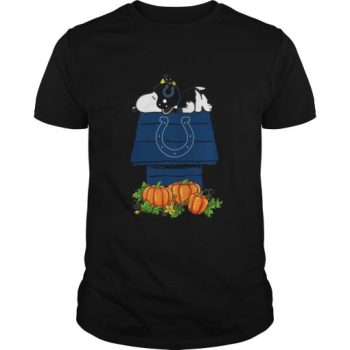 Indianapolis Colts Snoopy Pumpkin House Unisex T-Shirt Kid T-Shirt LTS2428