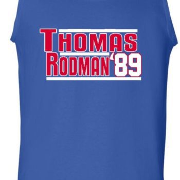 Isiah Thomas Dennis Rodman Detroit Pistons 1989 Unisex Tank Top