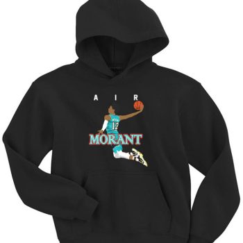 Ja Morant Memphis Grizzlies Air Crew Hooded Sweatshirt Unisex Hoodie