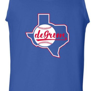 Jacob Degrom Texas Rangers Old School Logo Unisex Tank Top