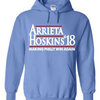 Jake Arrieta Rhys Hoskins Philadelphia Phillies "18" Hooded Sweatshirt Unisex Hoodie