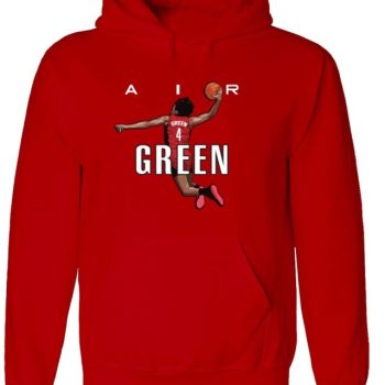 Jalen Green Houston Rockets Air Crew Hooded Sweatshirt Unisex Hoodie