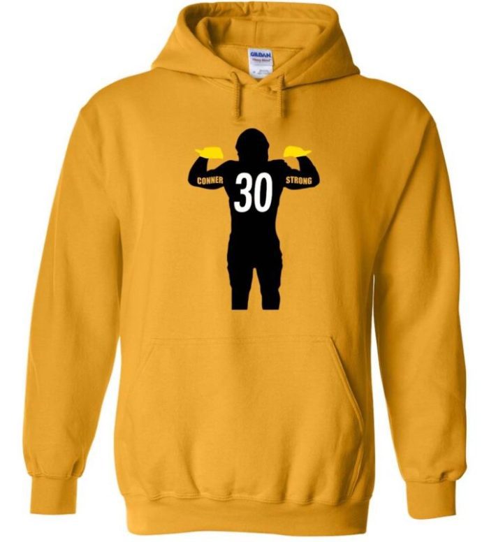 James Conner Pittsburgh Steelers "Conner Strong" Hooded Sweatshirt Unisex Hoodie