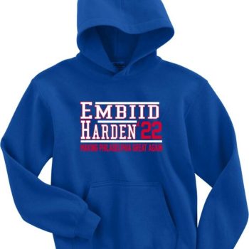 James Harden Joel Embiid Philadelphia 76Ers 2022 Crew Hooded Sweatshirt Unisex Hoodie