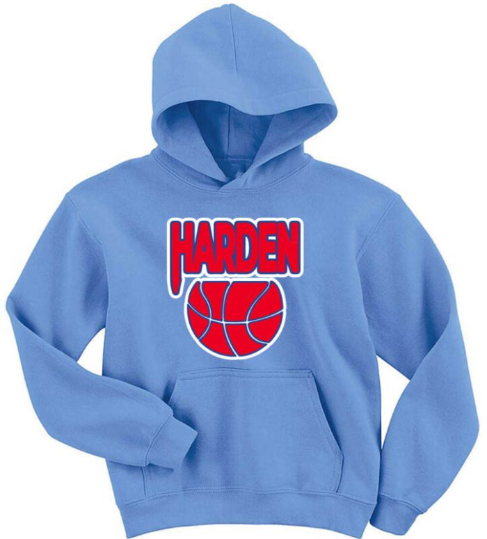 James Harden New Brooklyn Nets Old School Logo Crew Hooded Sweatshirt Unisex Hoodie