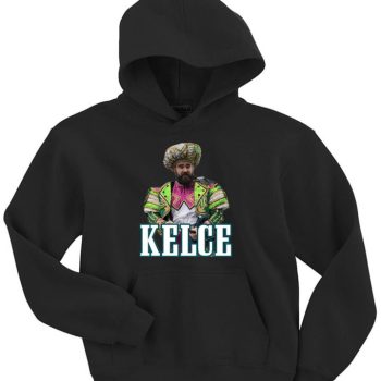 Jason Kelce Philadelphia Eagles Parade "Mummers" Hoodie Hooded Sweatshirt