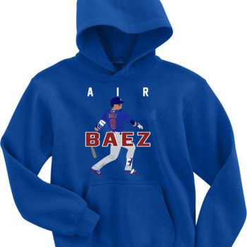 Javy Baez Chicago Cubs Air Pic Hooded Sweatshirt Unisex Hoodie