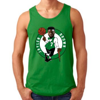 Jaylen Brown Boston Celtics "Logo" Unisex Tank Top